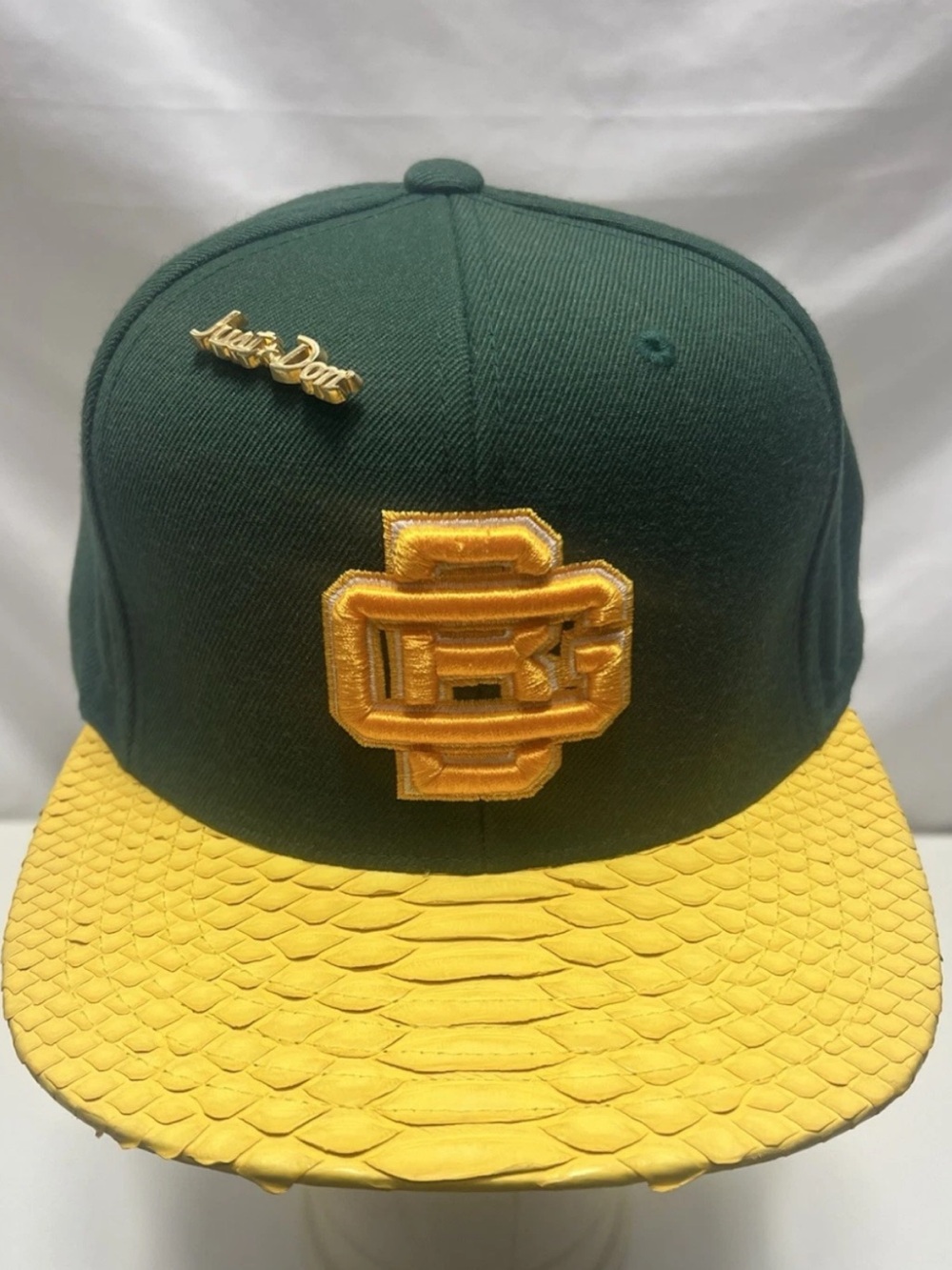 Just ⭐️ Don Green Bay Packers  Hat RSVP Gallery Mitchell & Ness Yellow Black NFL